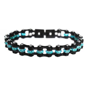 Bling Bike Chain – Turquoise