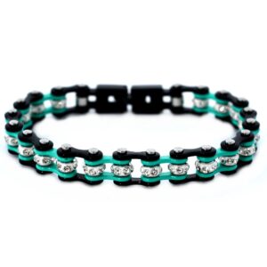 Two Tone Black Turquoise