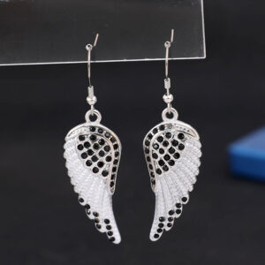 Stainless Steel Wing Earrings