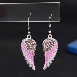 Stainless Steel Wing Earrings