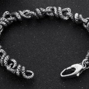 Stainless Steel Multi Twist Snake Bracelet
